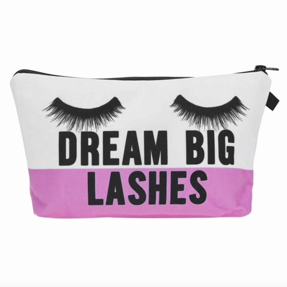 Awesome "Lashes" Clutch/Makeup Bag NWT - Picture 4 of 6
